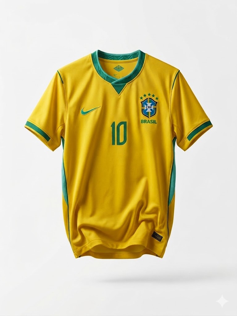 Brazil Neymar Jr Jersey - World cup 26 Home Kit (No.10)