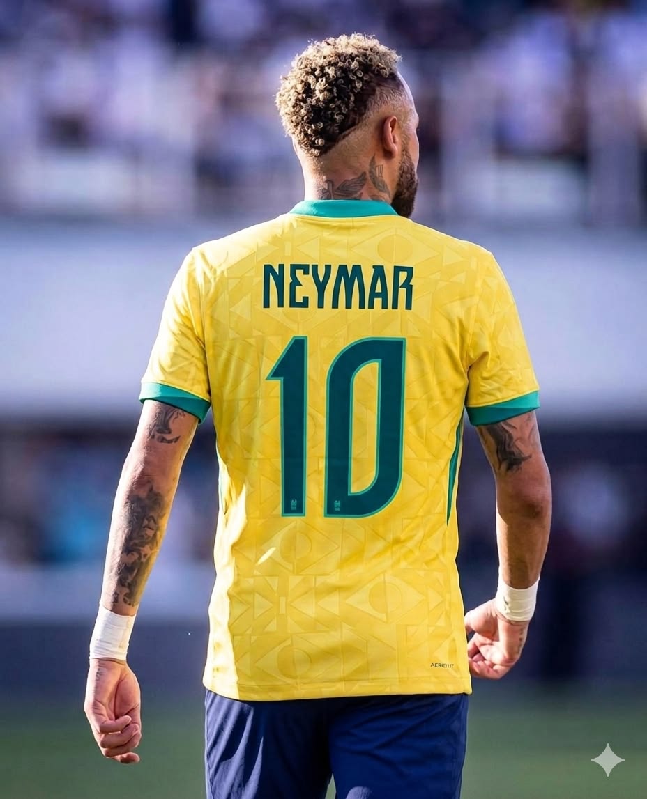 Brazil Neymar Jr Jersey - World cup 26 Home Kit (No.10)