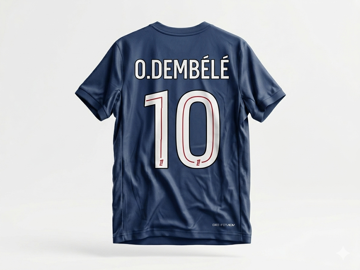 PSG O.Dembele Jersey - Home Kit 25/26 (no.10)