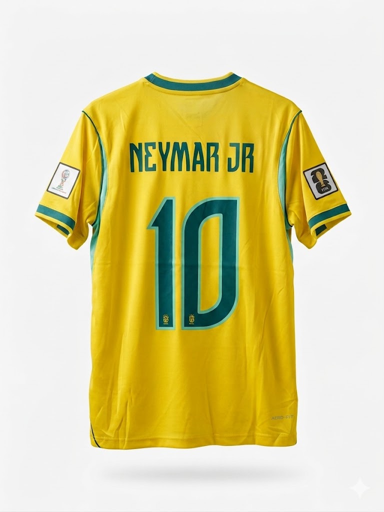 Brazil Neymar Jr Jersey - World cup 26 Home Kit (No.10)