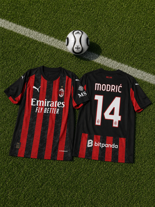 AC Milan Modric Jersey - Home kit 25/26 (no.14)